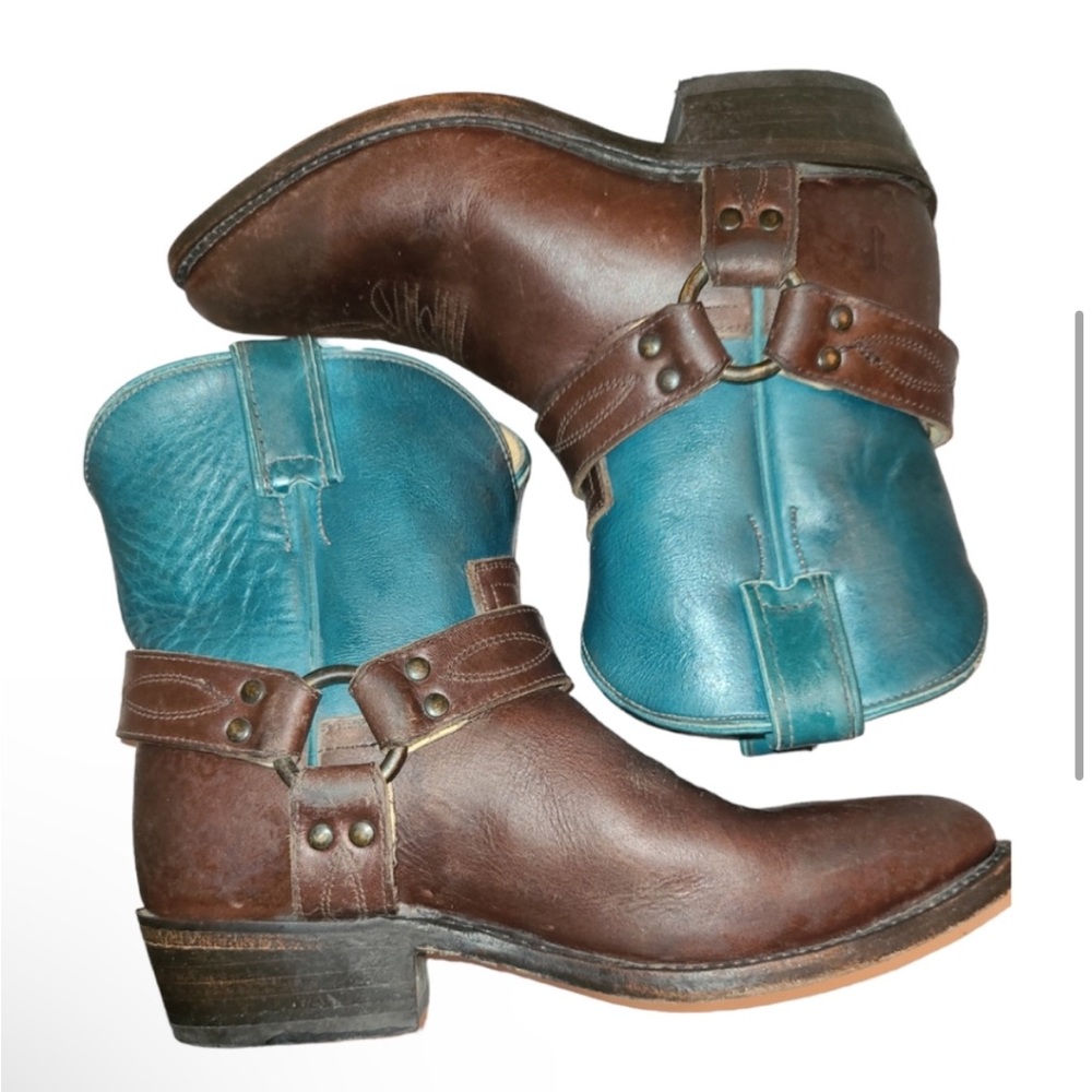 Short Frye country boots